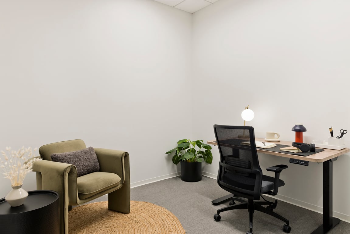 An interior shot of Private Office