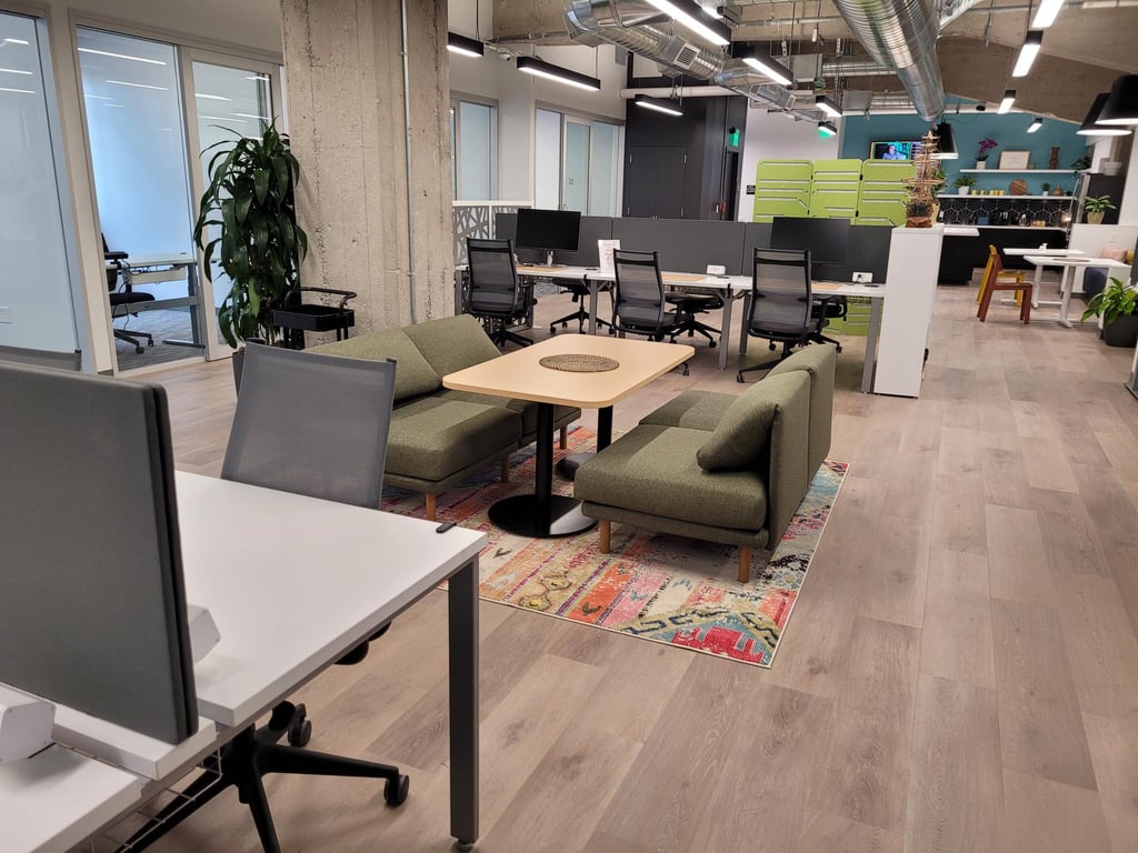 An interior shot of Pacific Workplaces - Pacific Heights