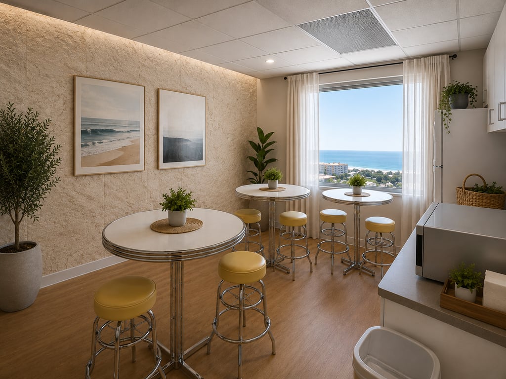 An interior shot of The Summit Room