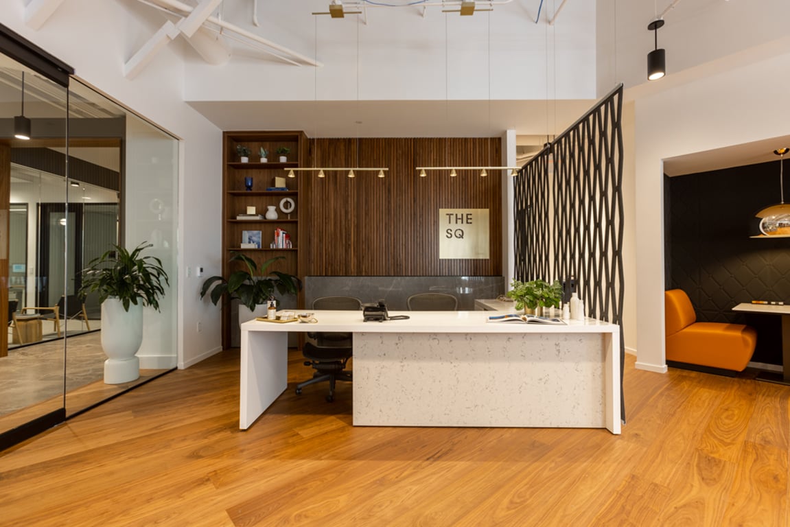 An interior shot of The Square - Houston - Texas Tower