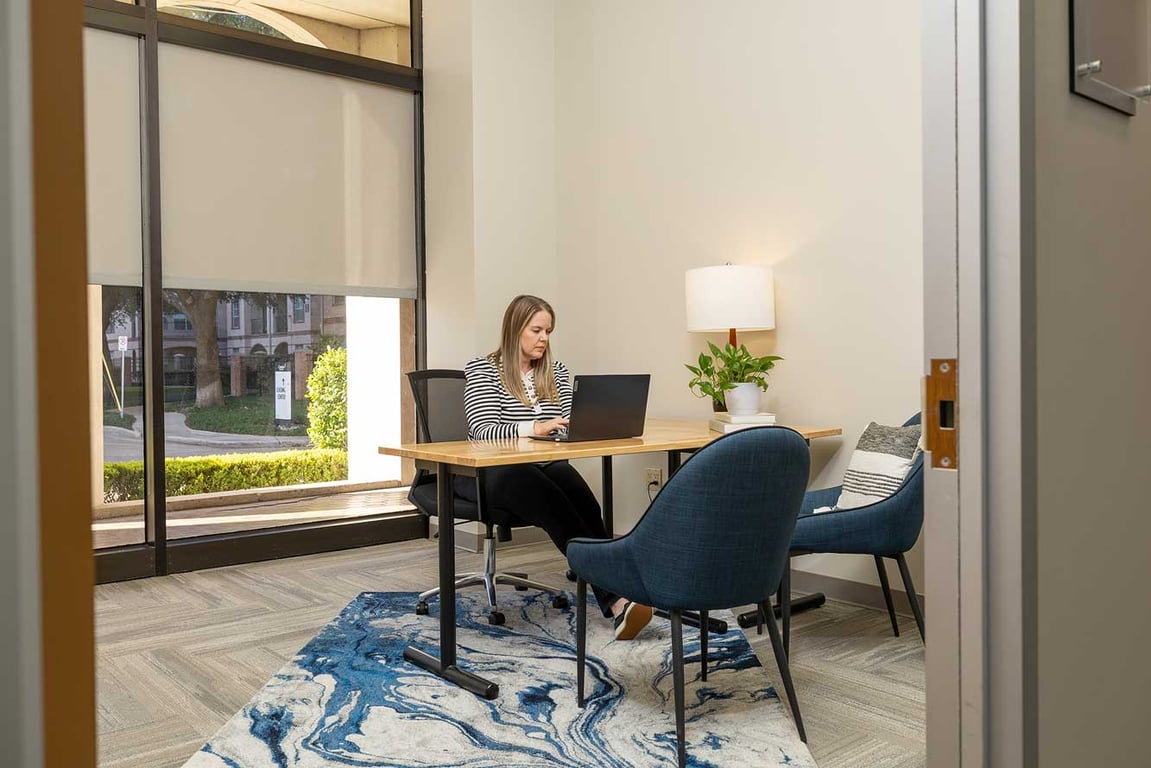 An interior shot of Private Day Office