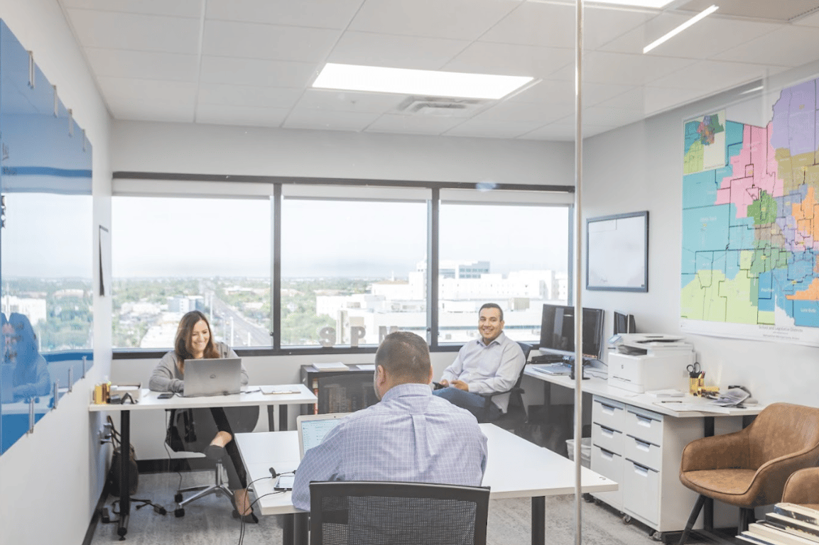 An interior shot of Team Day Office