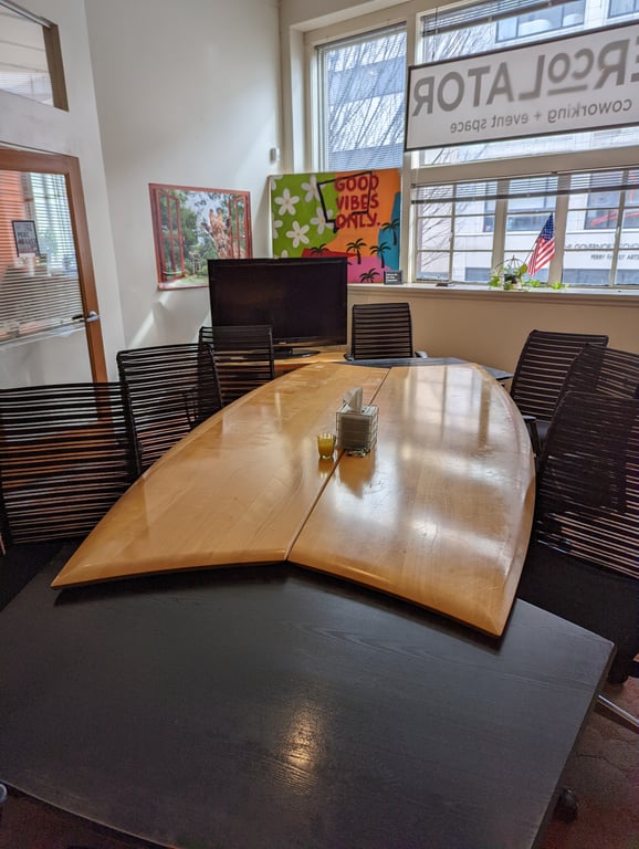 An interior shot of Collaboration Room (Meeting Room)