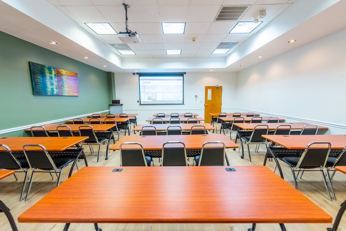 An interior shot of Panther Training Room