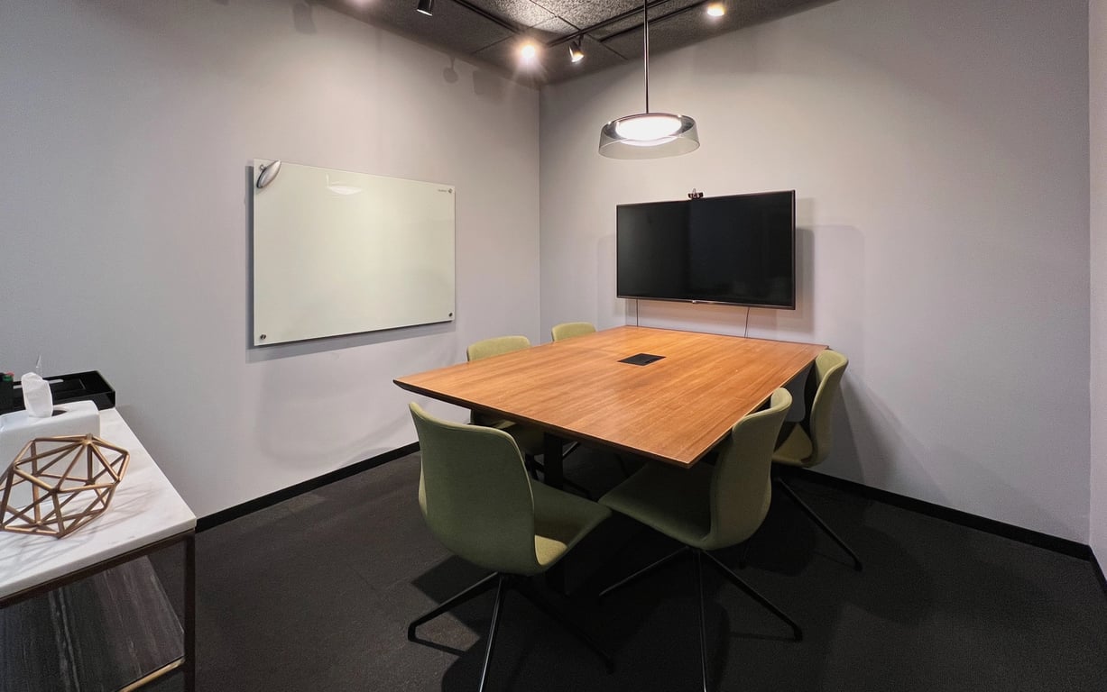 An interior shot of Huddle Room B