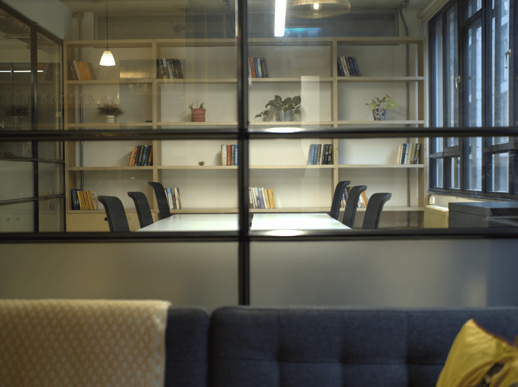 An interior shot of OFFICE 1