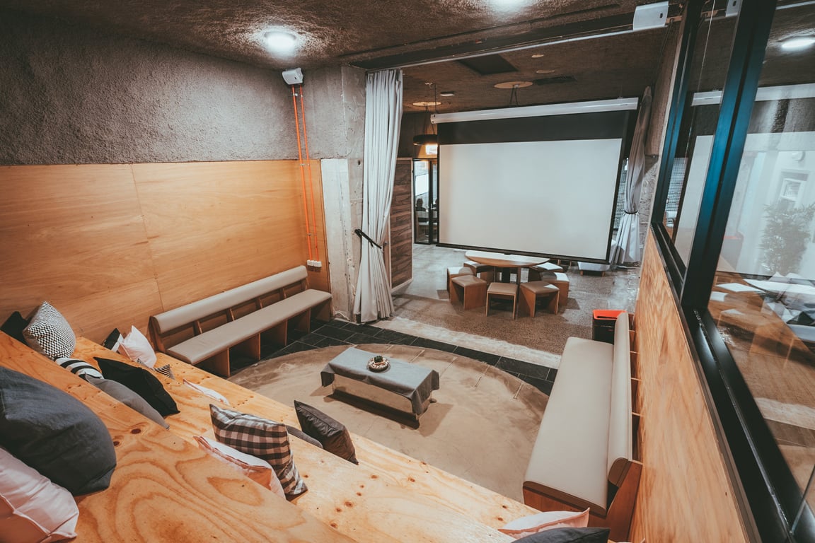 An interior shot of Ampitheatre