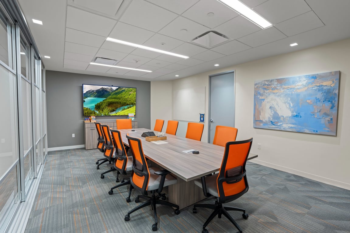 An interior shot of Board Room