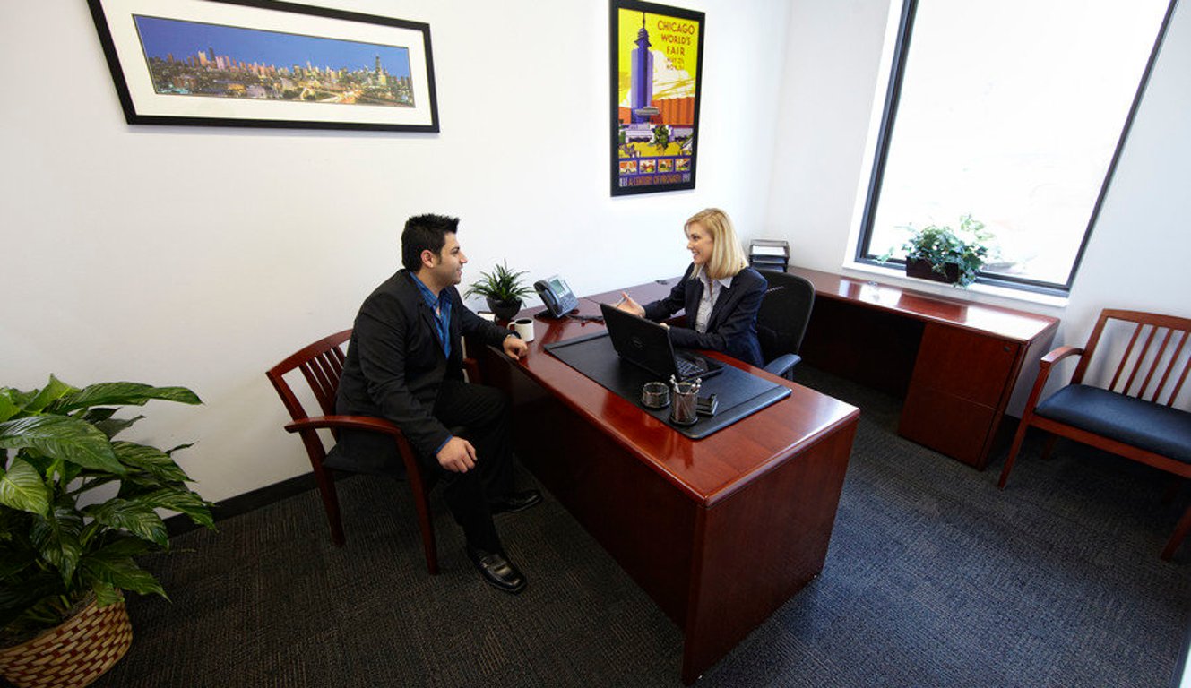 An interior shot of Inspire Business Center
