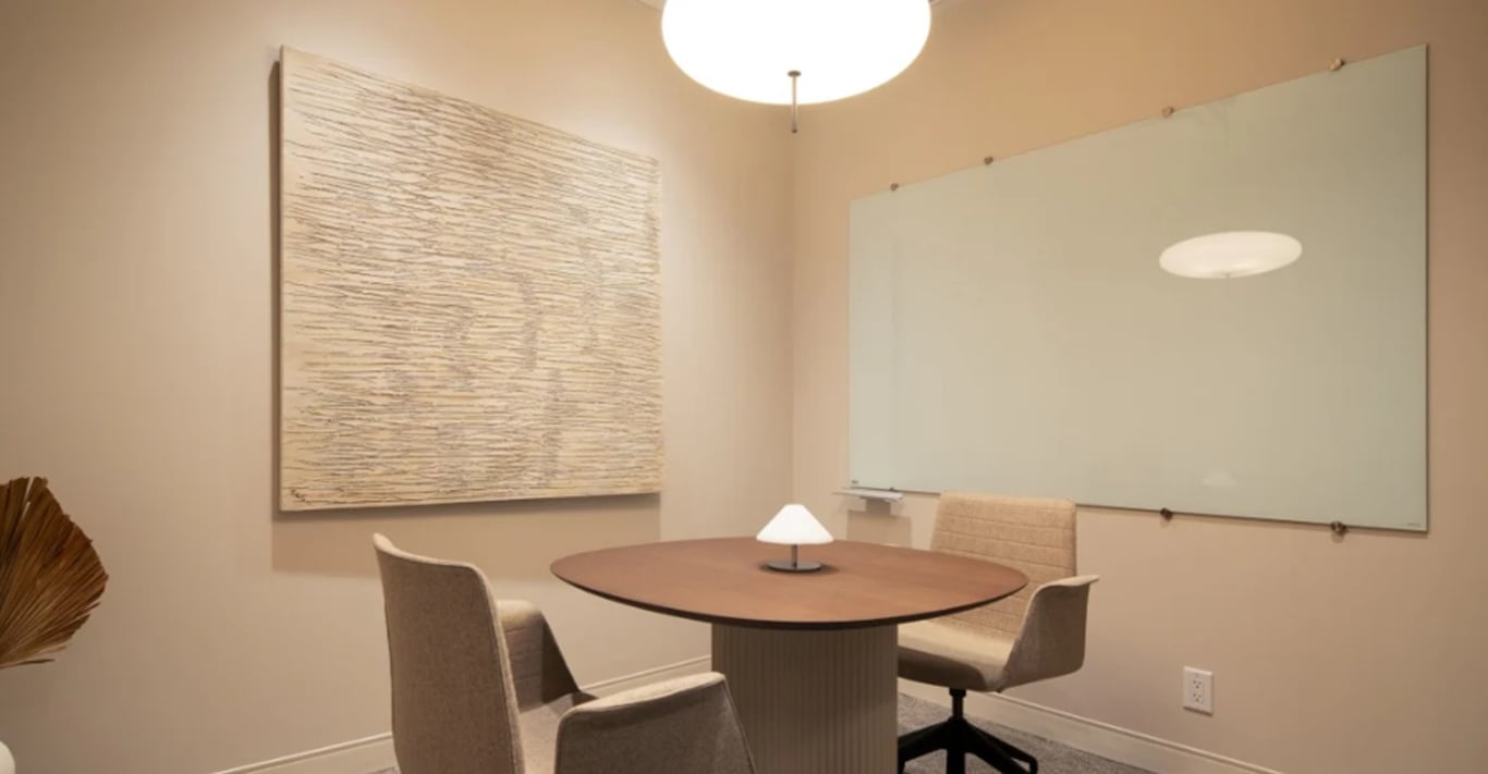 An interior shot of 2 Person Meeting Room - Foothills Meeting Room