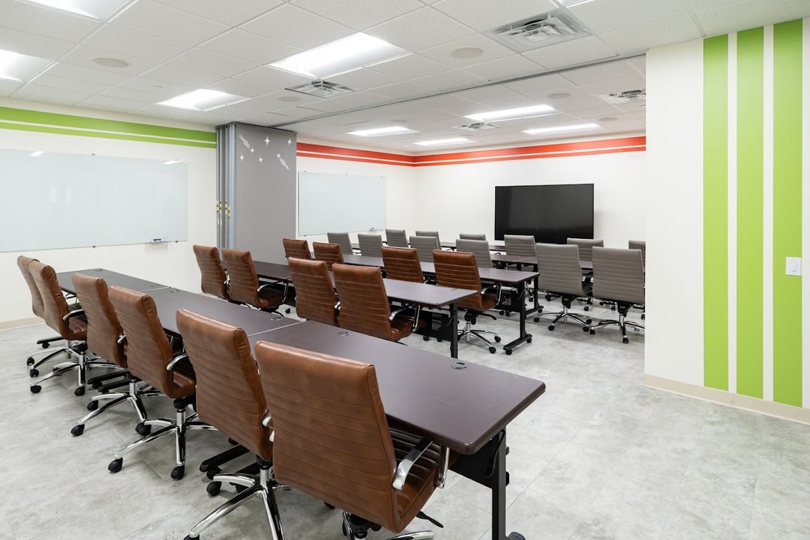 An interior shot of Training-Board Rooms/Launch + Rocket Space