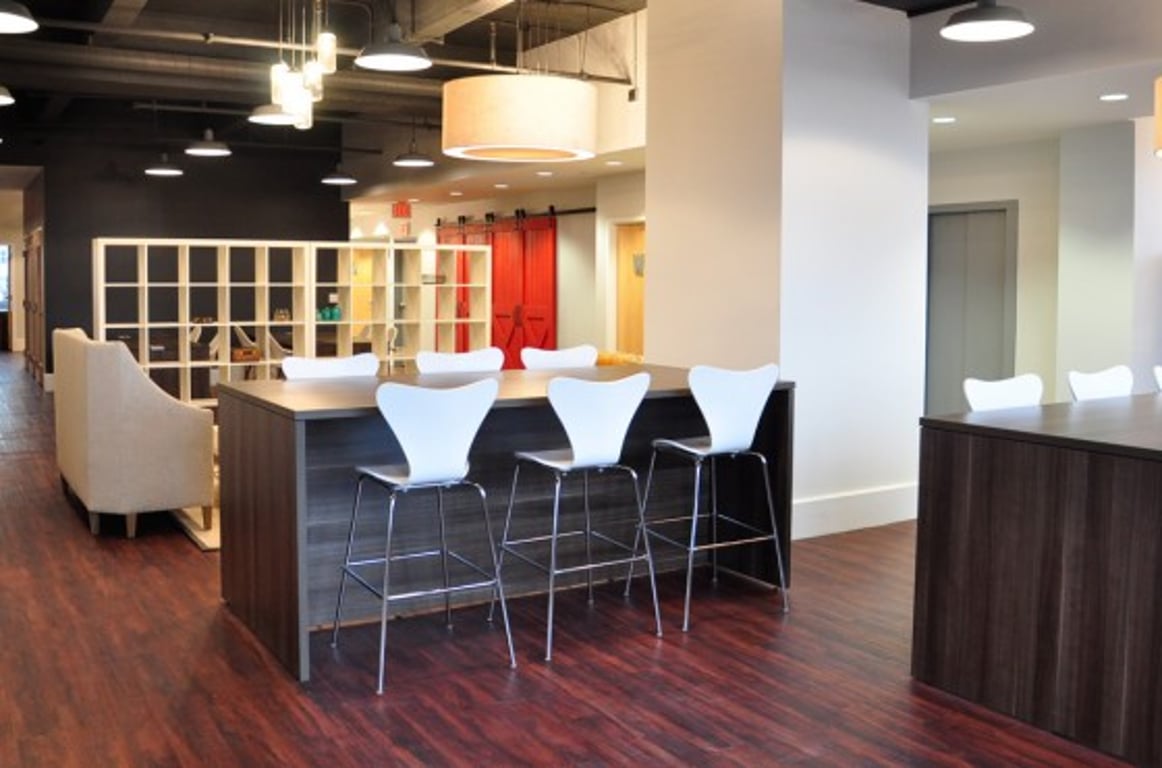 An interior shot of Idea Space Boston