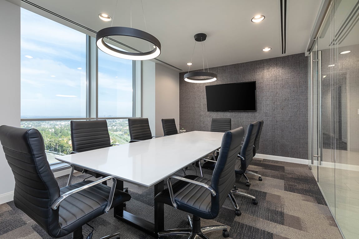 An interior shot of 8 Person Meeting Room A