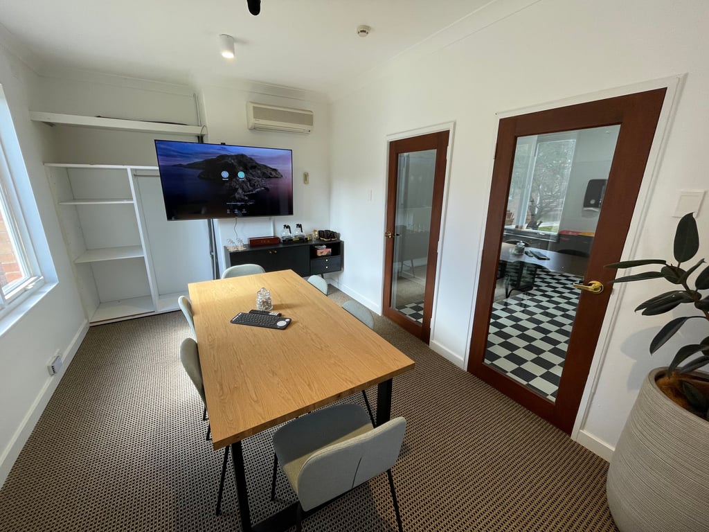 An interior shot of The Blue Fish Room