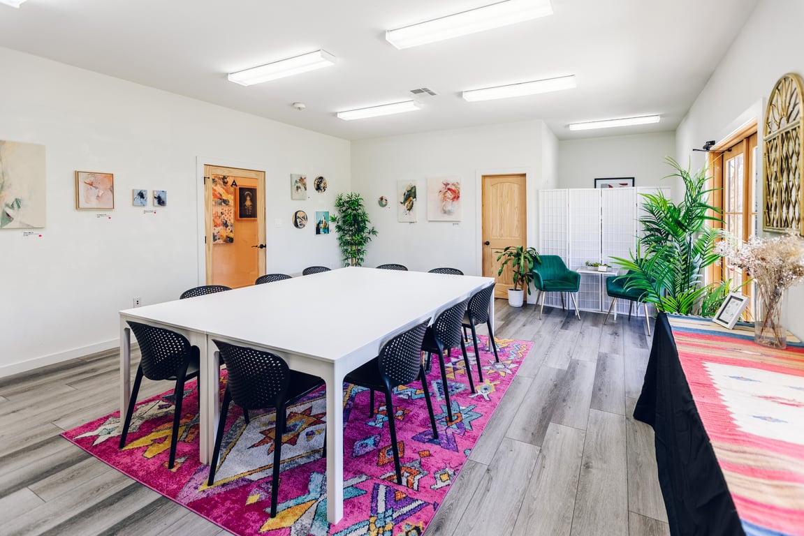 An interior shot of Private Conference Room