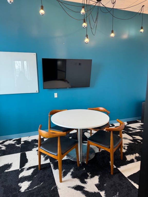 An interior shot of Huddle Room