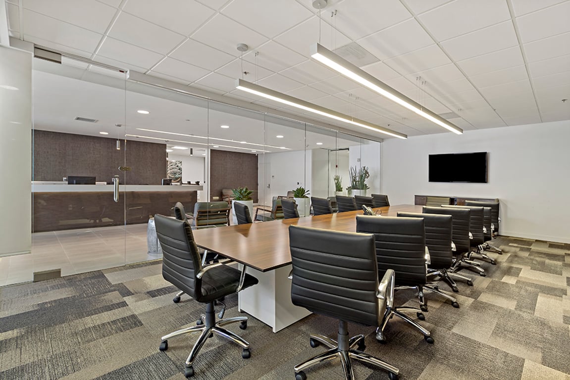 An interior shot of 16 Person Meeting Room