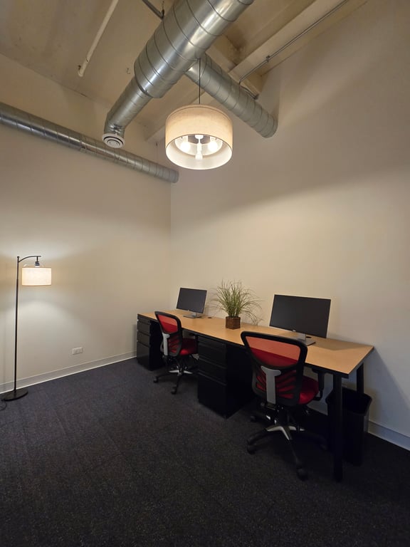 An interior shot of 1-2 Person Office