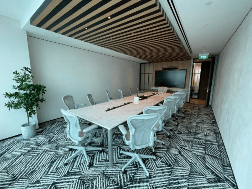 An interior shot of 49A Meeting Room