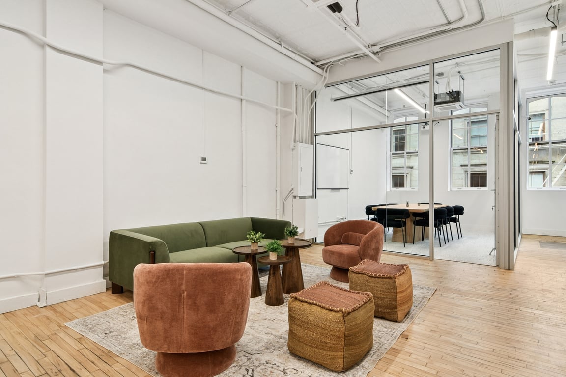 An interior shot of Mercer Versatile Event Space with 2 Breakout Rooms