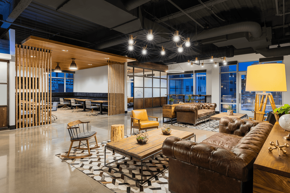 An interior shot of Large Collab