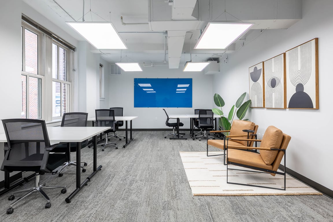 An interior shot of Team Day Office for 8