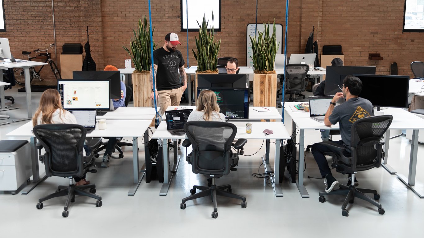 An interior shot of Underbelly Workspace