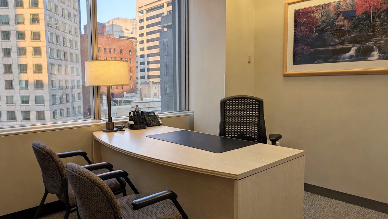 An interior shot of Day Office 1