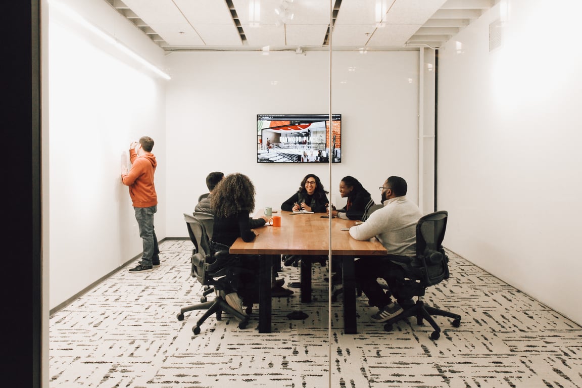 An interior shot of Collaboration Station