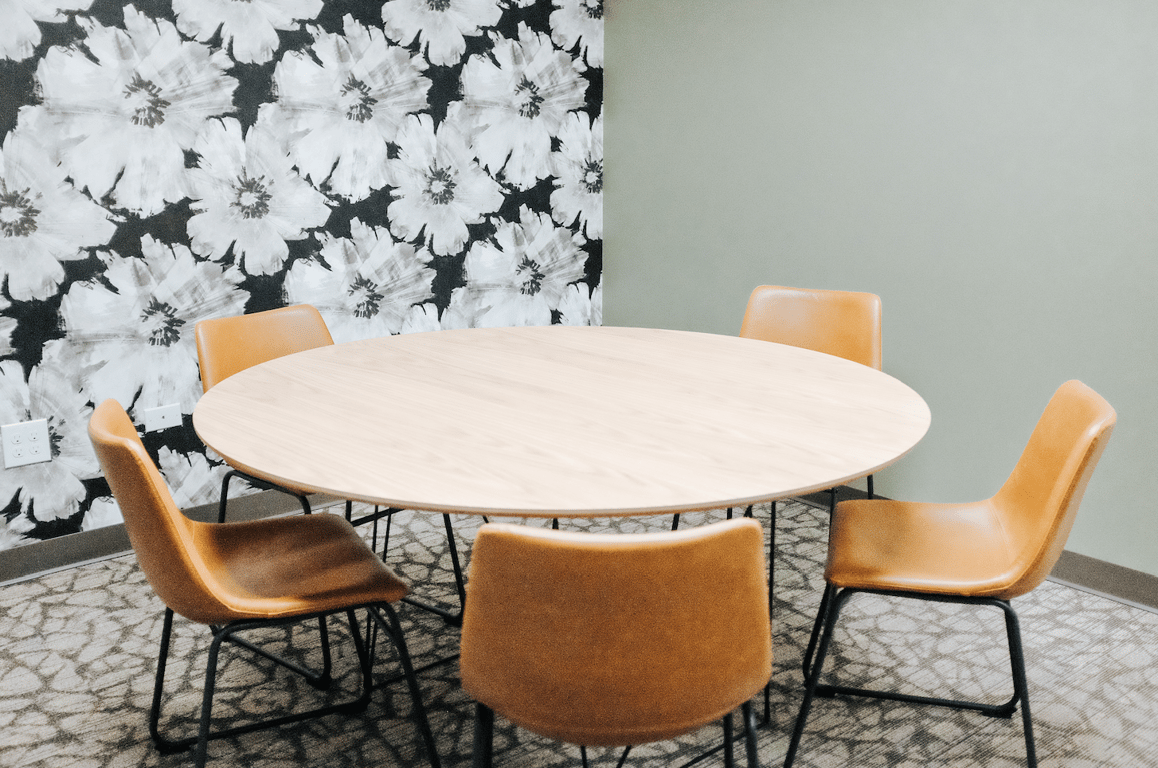 An interior shot of Huddle Room One