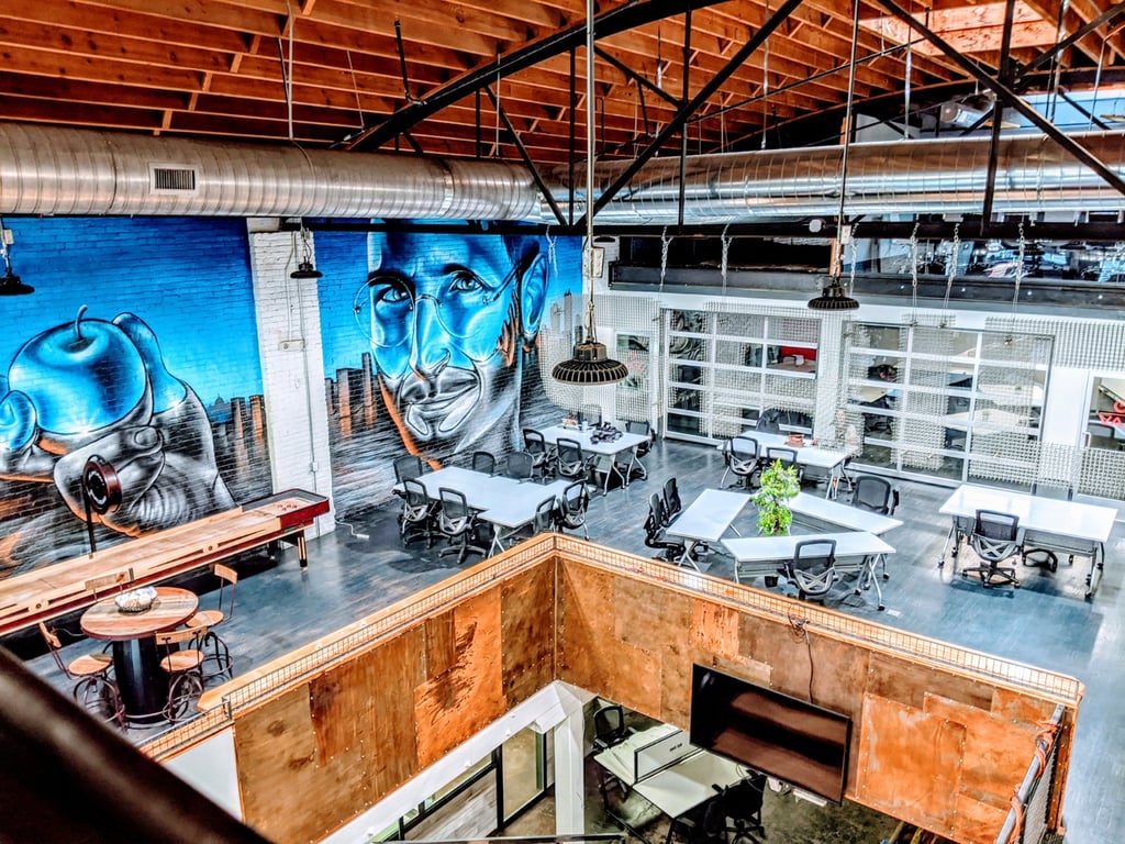 An interior shot of Grid Collaborative Workspaces