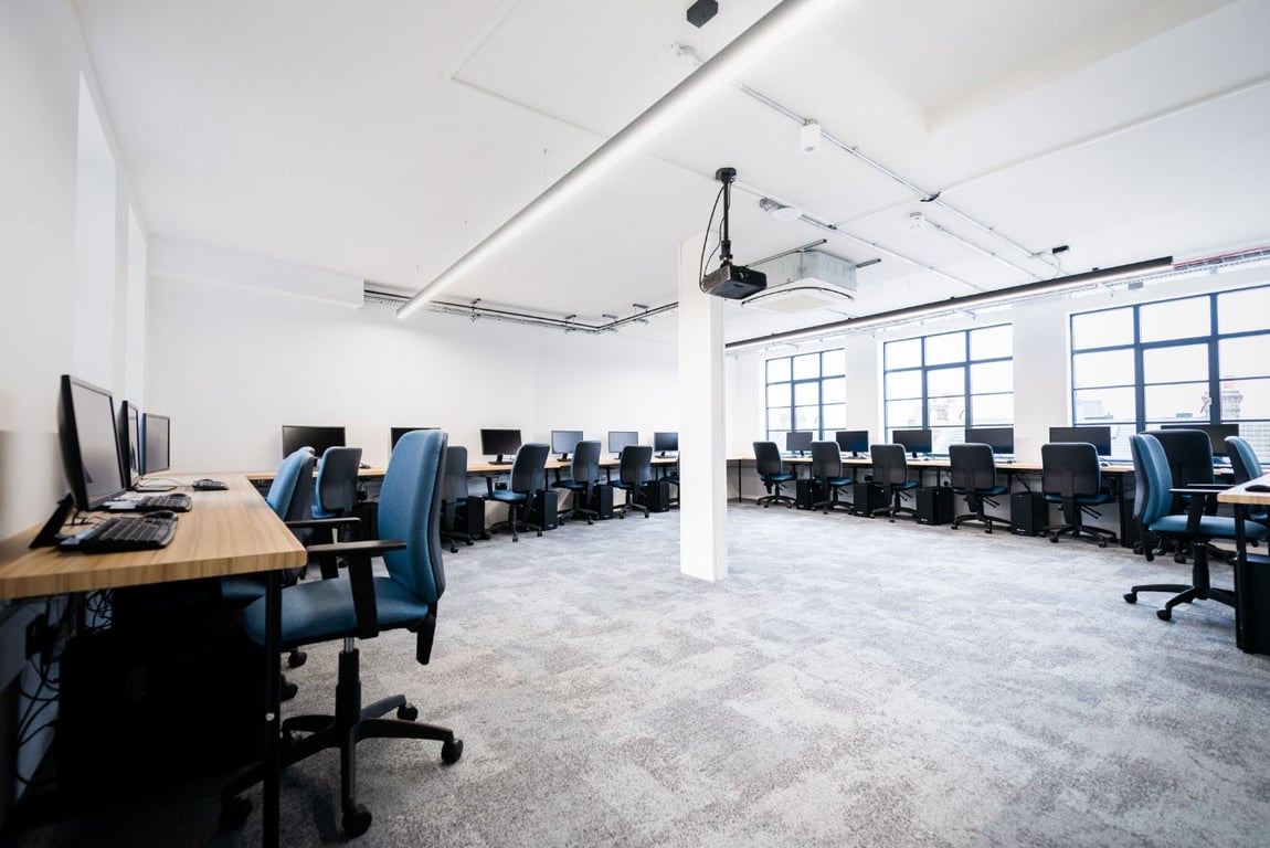 An interior shot of The Training Room