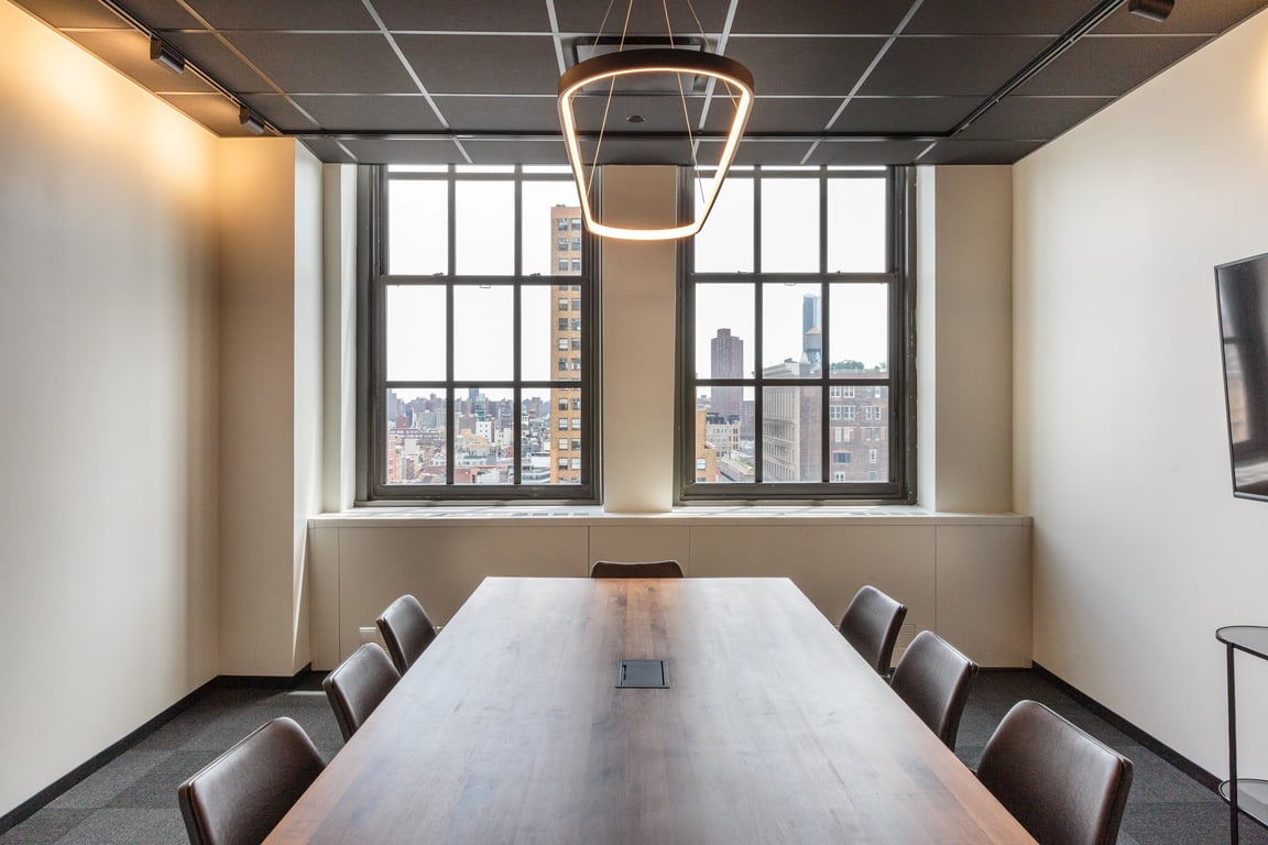 An interior shot of Industrious - Tribeca