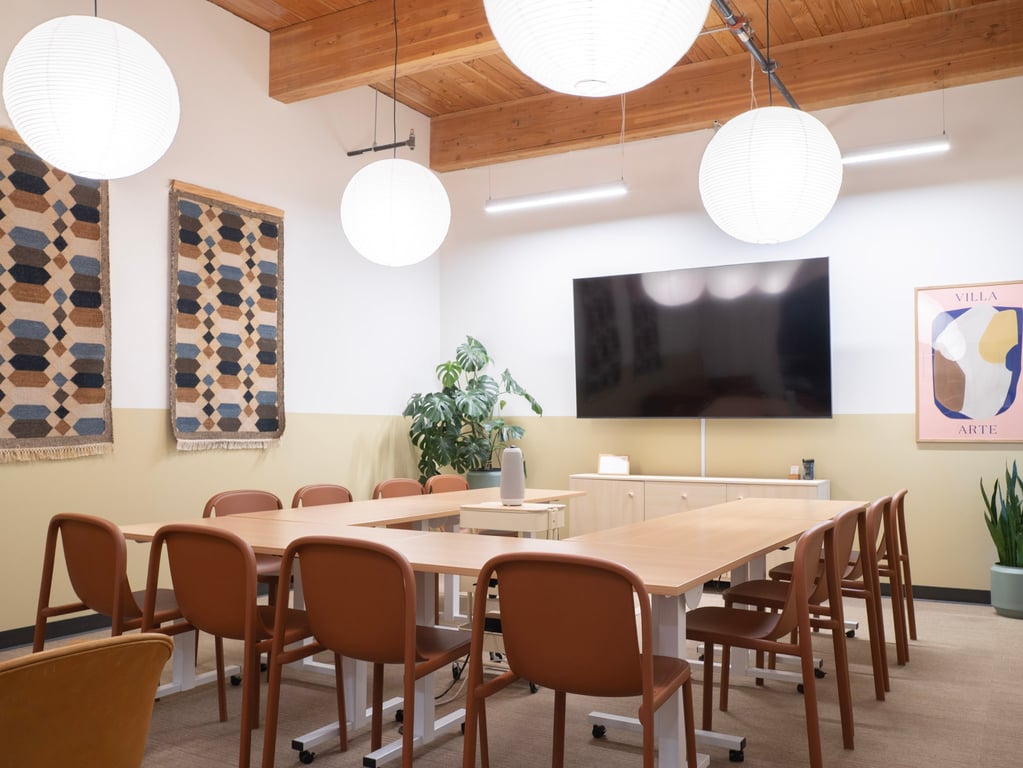 An interior shot of Colvos Classroom