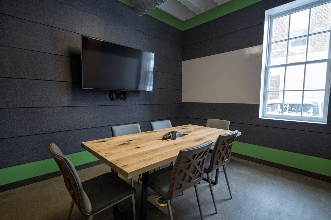 An interior shot of Stack Room