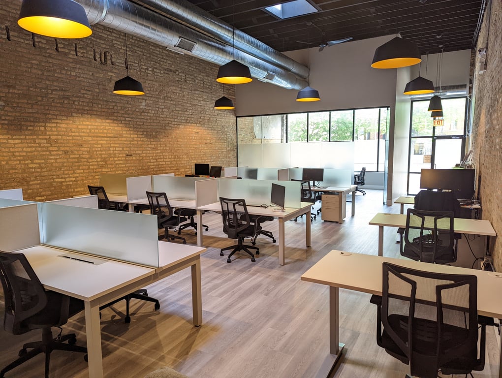 An interior shot of Desk606
