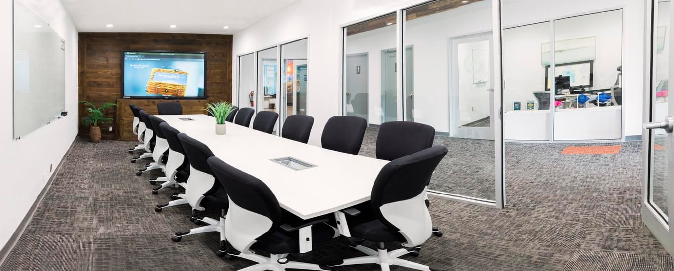 An interior shot of Black Conference Room