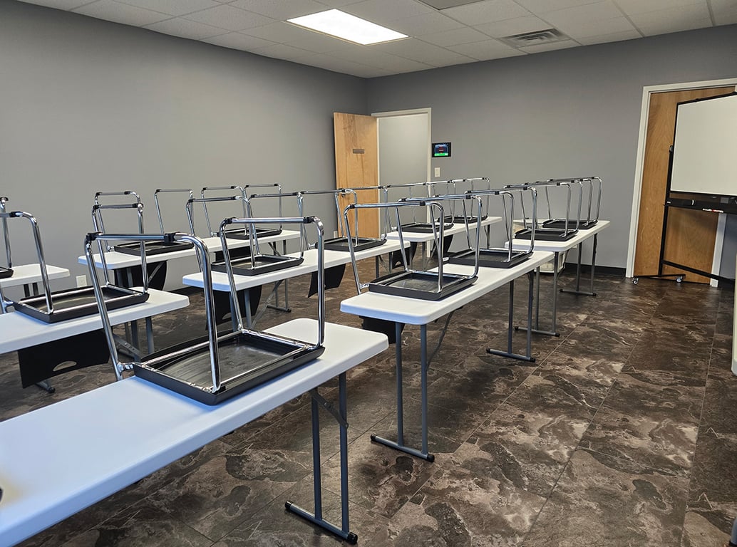 An interior shot of BVAC Rescue Meeting and Classroom Room 2