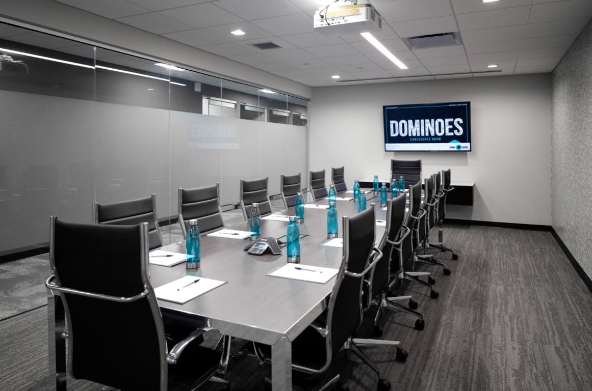 An interior shot of Dominoes Conference Room