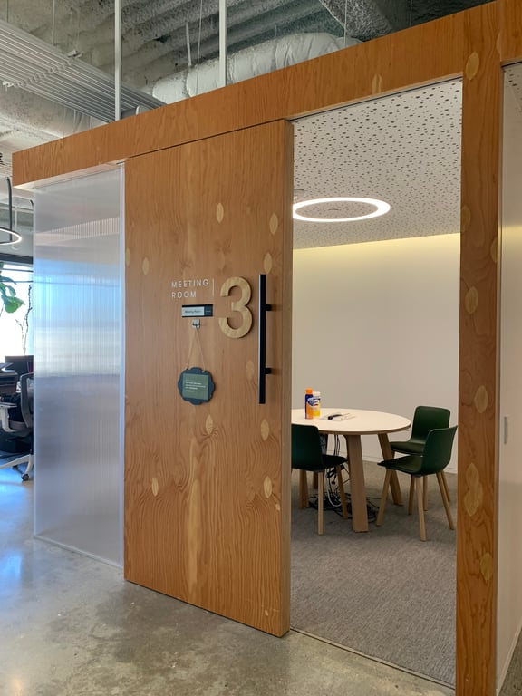 An interior shot of Small Meeting Room #3