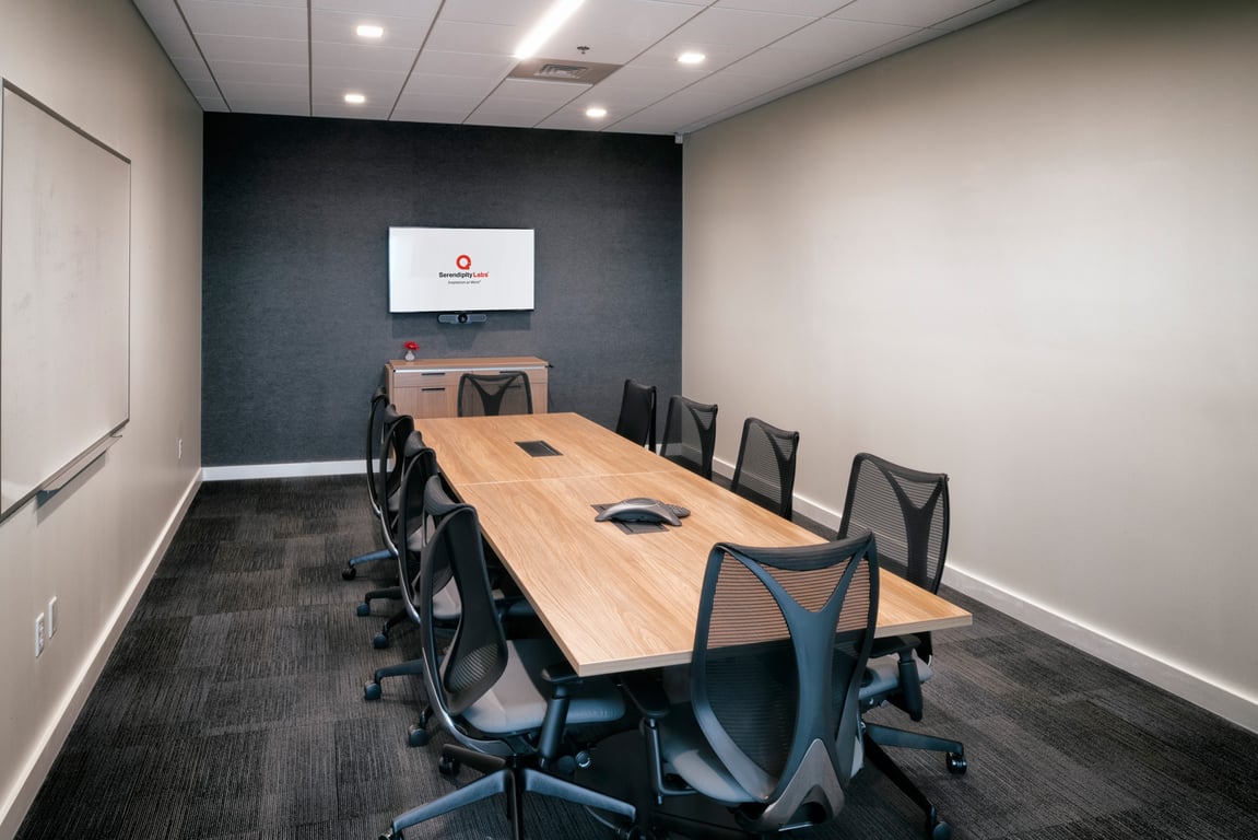 An interior shot of Sargas Boardroom