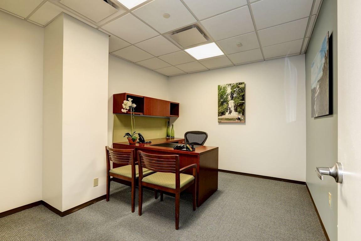 An interior shot of Jefferson Day Office