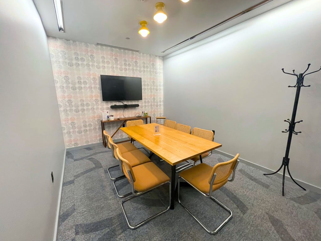 An interior shot of Clark Conference room