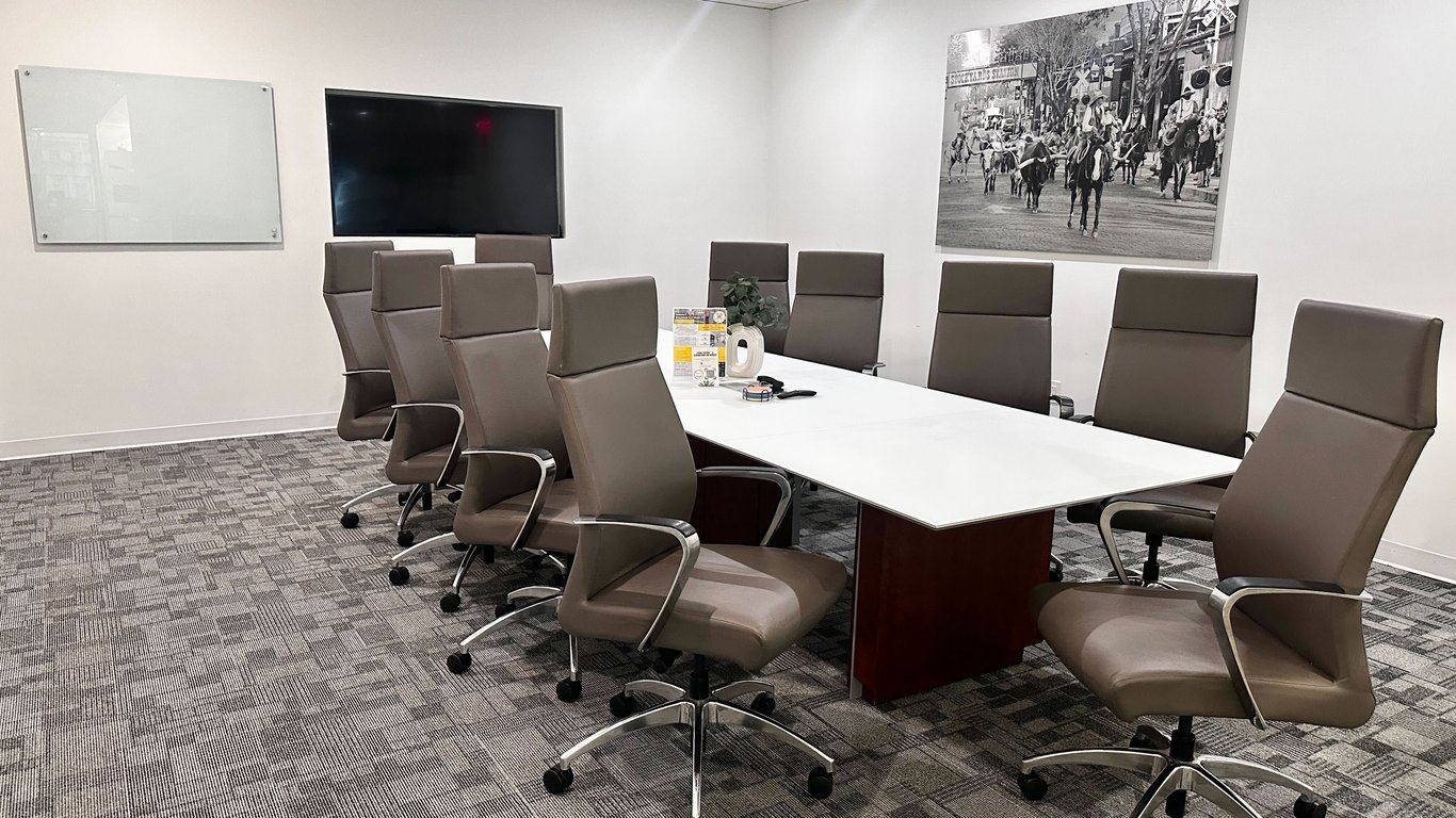 An interior shot of Executive Boardroom