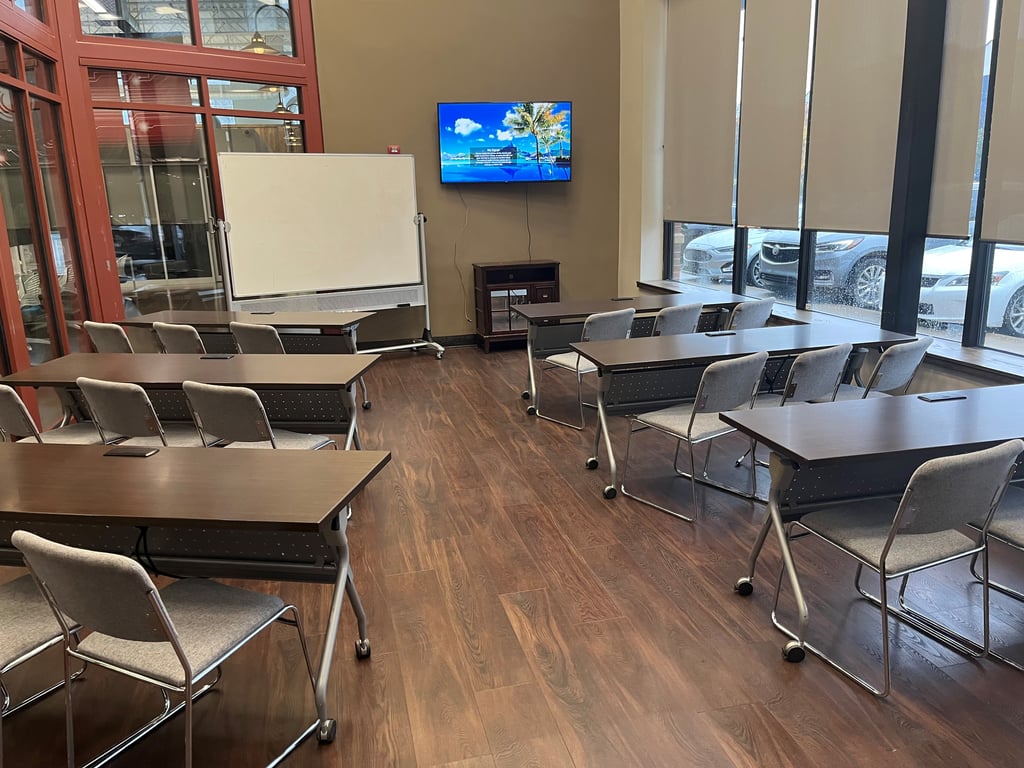 An interior shot of Team Space Meeting Room