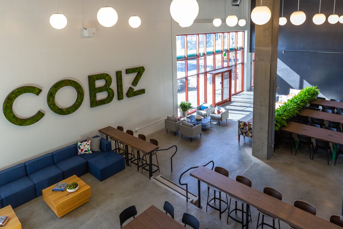 An interior shot of CoBiz Richmond