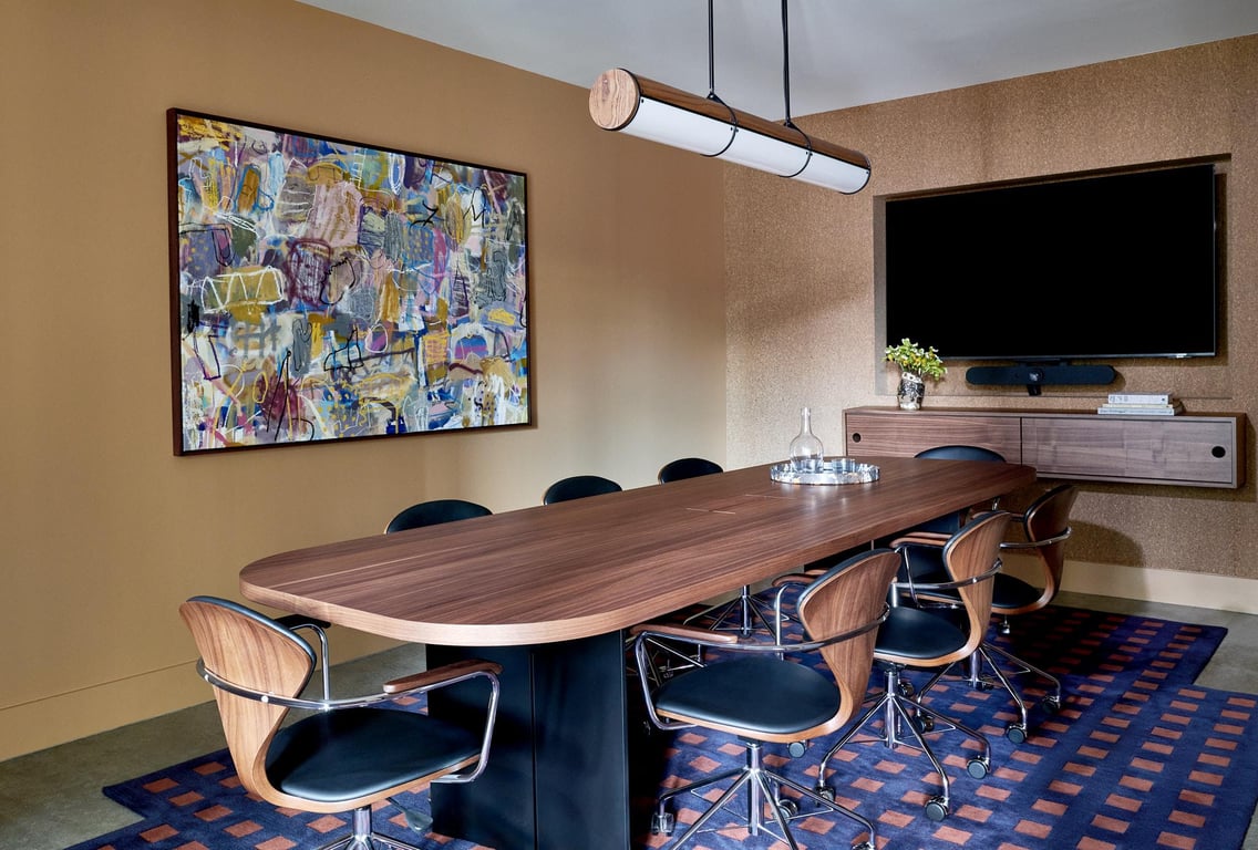 An interior shot of A