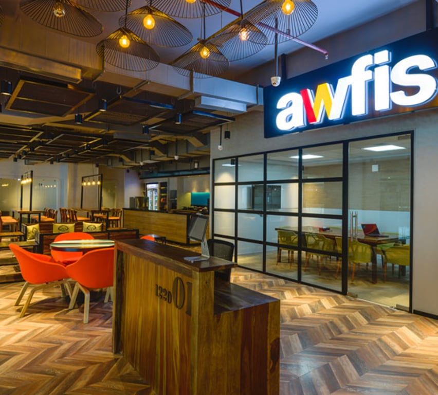An interior shot of Awfis - St Marks Road