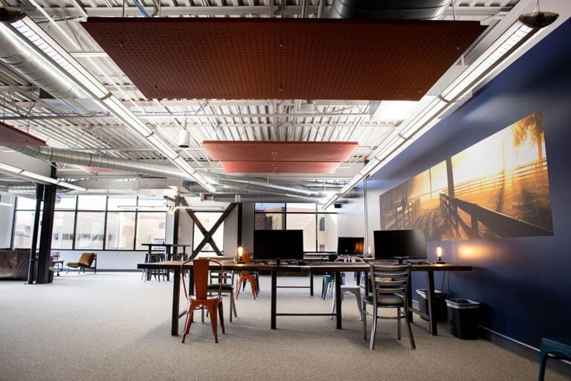 An interior shot of Workhorse Coworking