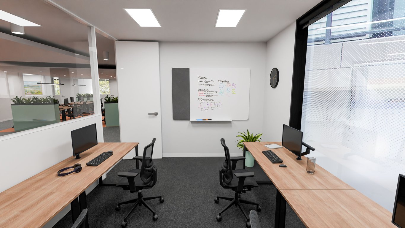 An interior shot of Suite 16